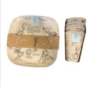 Mickey and friends bamboo Fibre set